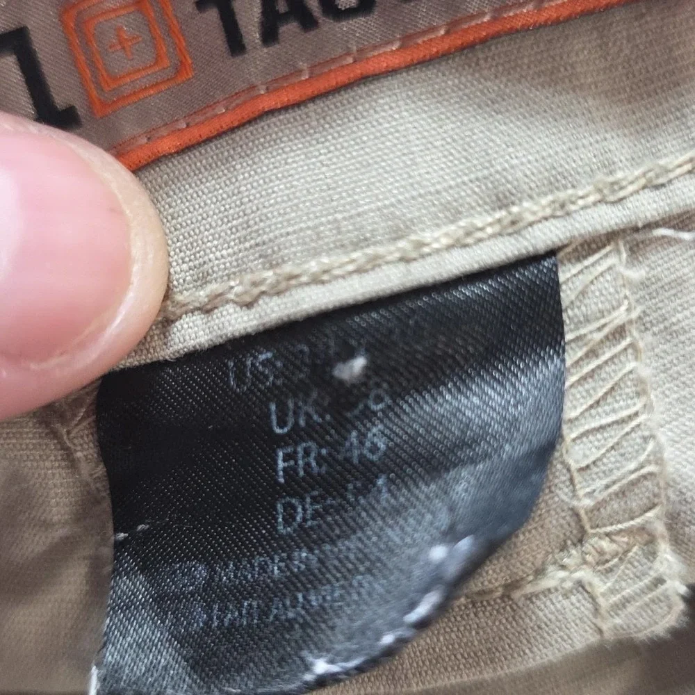 5.11 Tactical Cargo Pants Mens 36x30 Beige Ripstop Workwear Utility 74512-055